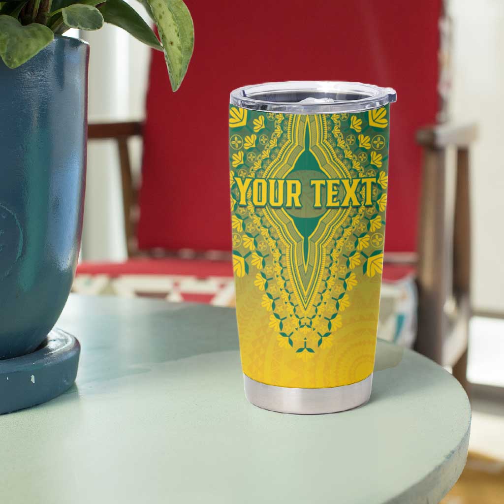 Personalized Afro Togo Tumbler Cup African Dashiki Style - African Pride