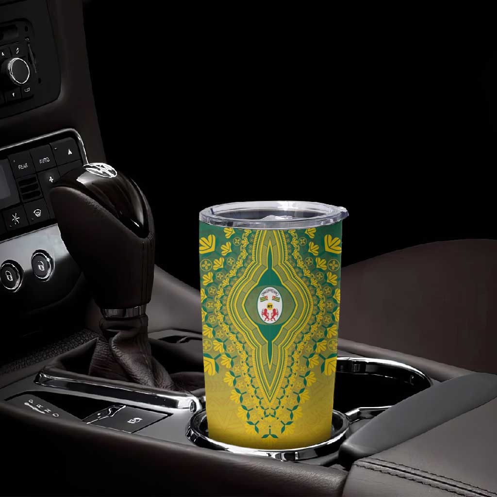 Personalized Afro Togo Tumbler Cup African Dashiki Style - African Pride