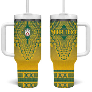 Personalized Afro Togo Tumbler With Handle African Dashiki Style - African Pride