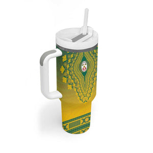 Personalized Afro Togo Tumbler With Handle African Dashiki Style - African Pride