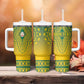 Personalized Afro Togo Tumbler With Handle African Dashiki Style - African Pride