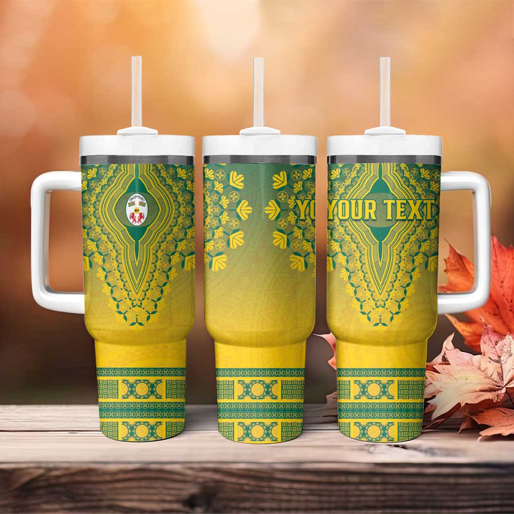 Personalized Afro Togo Tumbler With Handle African Dashiki Style - African Pride
