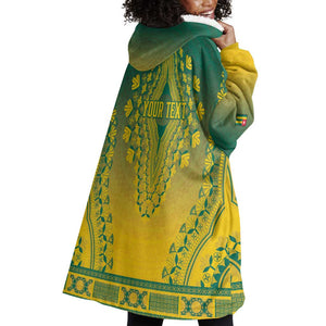Personalized Afro Togo Wearable Blanket Hoodie African Dashiki Style - African Pride