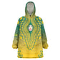 Personalized Afro Togo Wearable Blanket Hoodie African Dashiki Style - African Pride