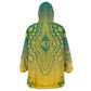 Personalized Afro Togo Wearable Blanket Hoodie African Dashiki Style - African Pride