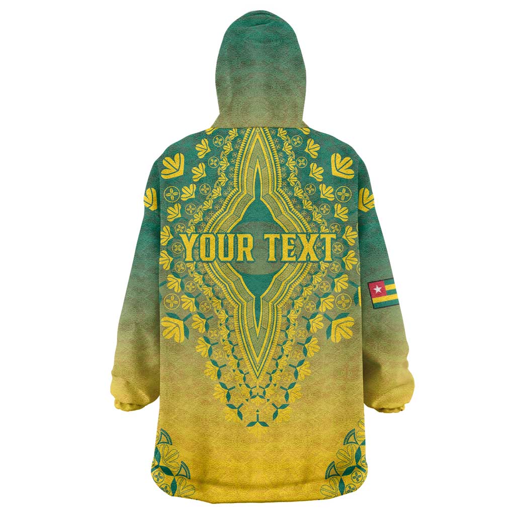 Personalized Afro Togo Wearable Blanket Hoodie African Dashiki Style - African Pride