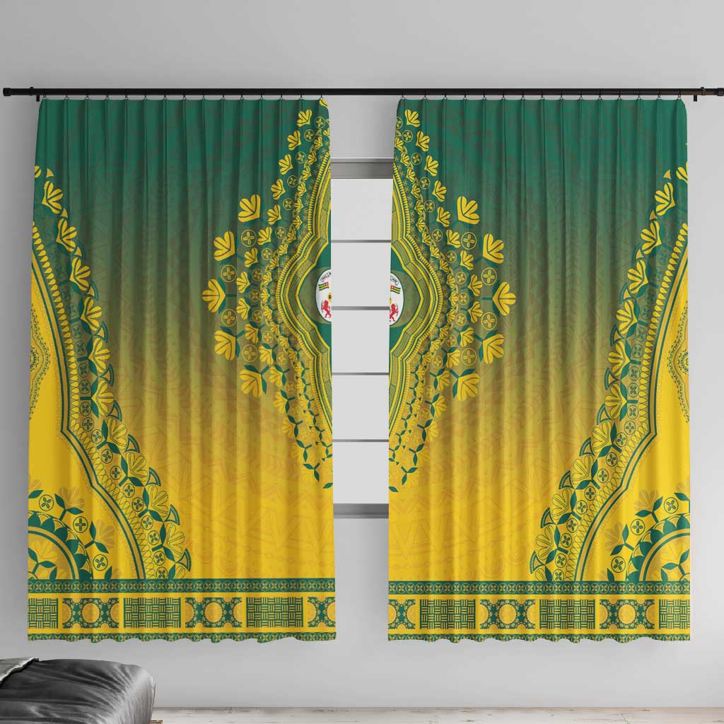 Afro Togo Window Curtain African Dashiki Style - African Pride
