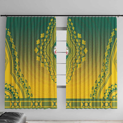 Afro Togo Window Curtain African Dashiki Style - African Pride