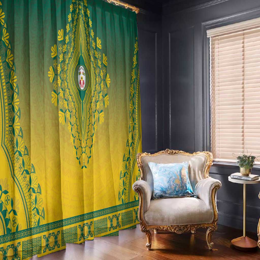 Afro Togo Window Curtain African Dashiki Style - African Pride