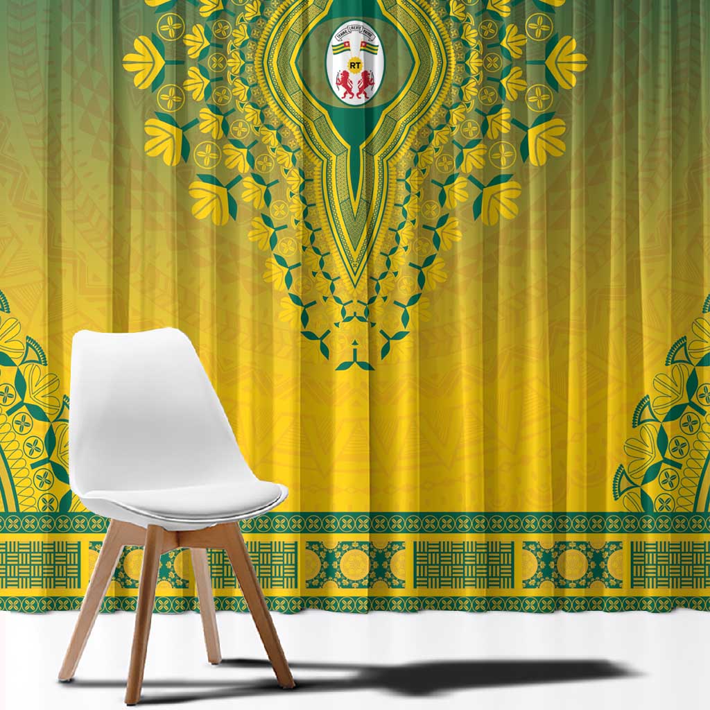 Afro Togo Window Curtain African Dashiki Style - African Pride