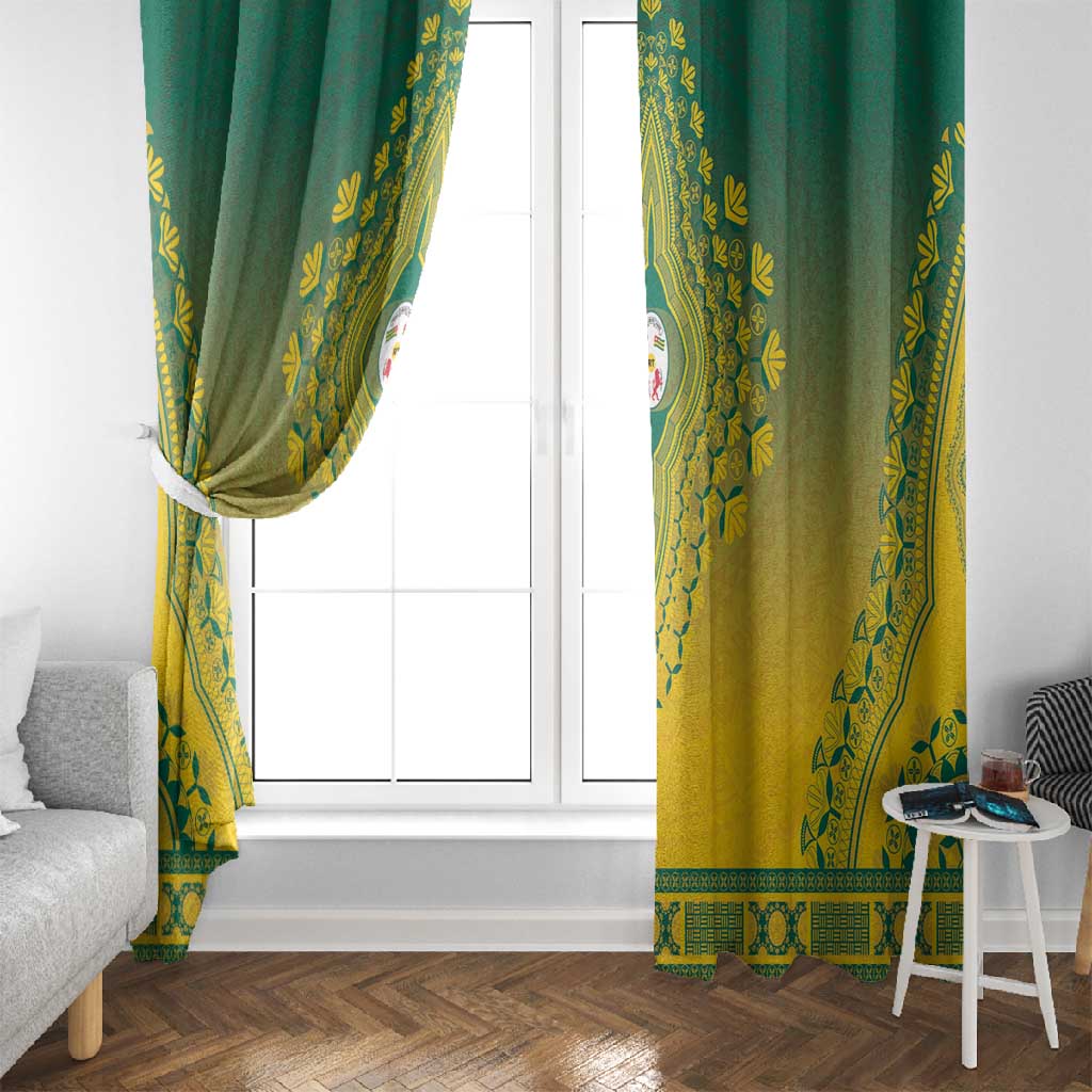 Afro Togo Window Curtain African Dashiki Style - African Pride