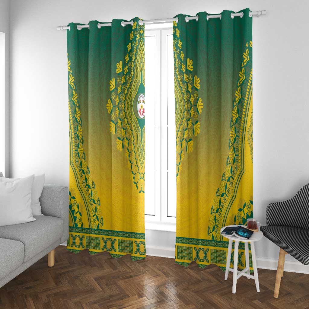 Afro Togo Window Curtain African Dashiki Style - African Pride