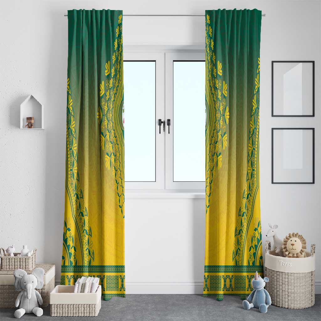 Afro Togo Window Curtain African Dashiki Style - African Pride