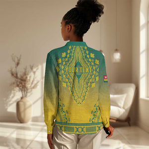 Personalized Afro Togo Women Casual Shirt African Dashiki Style - African Pride