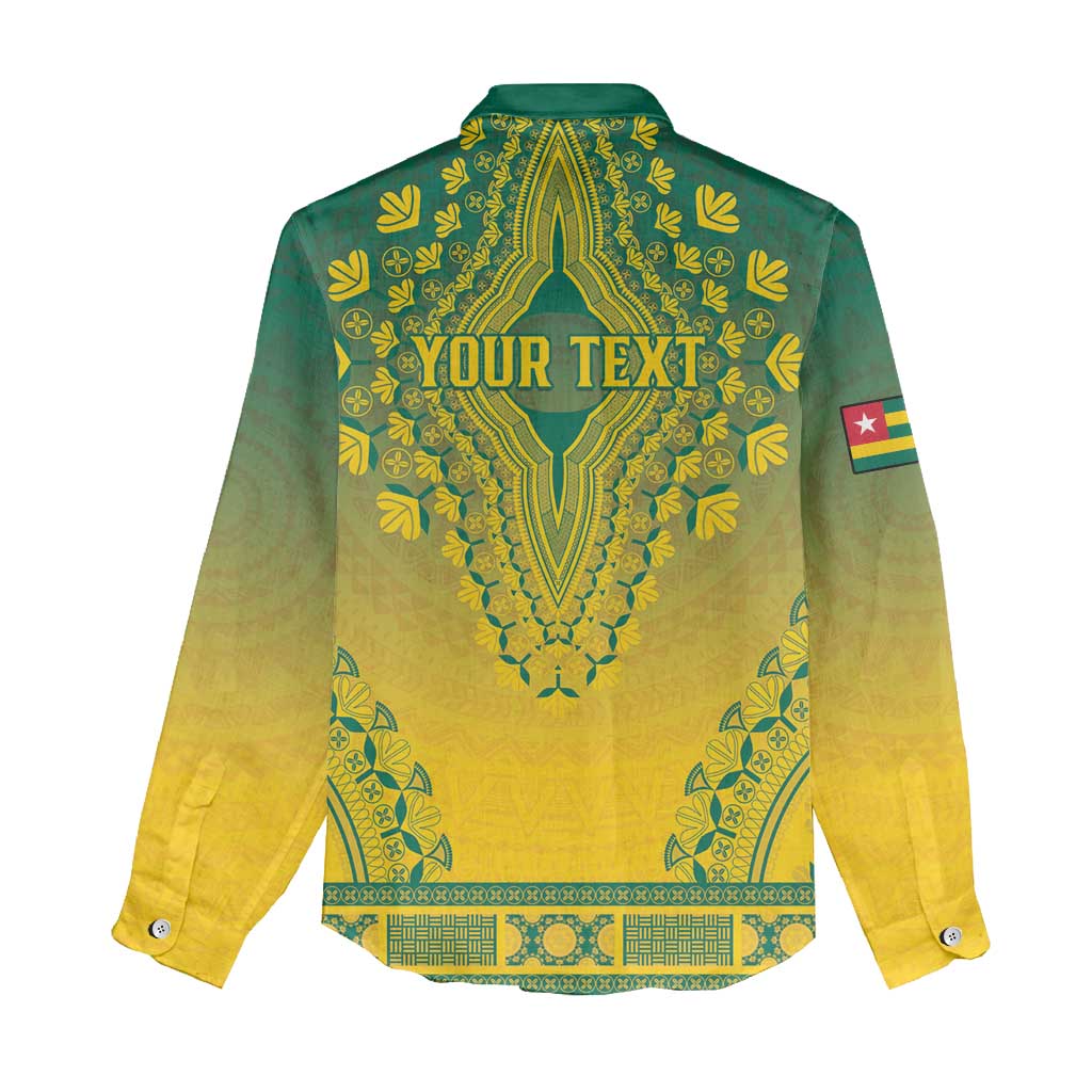 Personalized Afro Togo Women Casual Shirt African Dashiki Style - African Pride