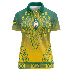 Personalized Afro Togo Women Polo Shirt African Dashiki Style - African Pride