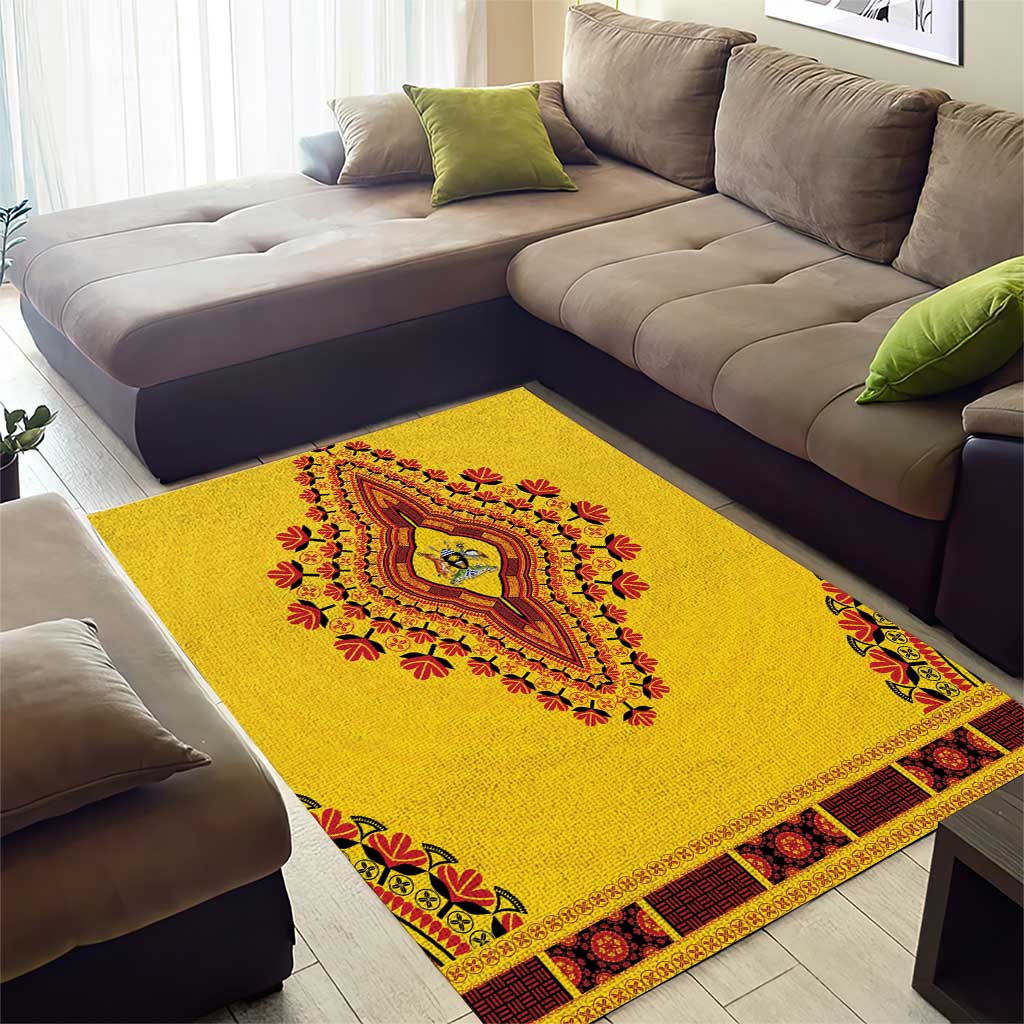 Afro Uganda Area Rug African Dashiki Style - African Pride