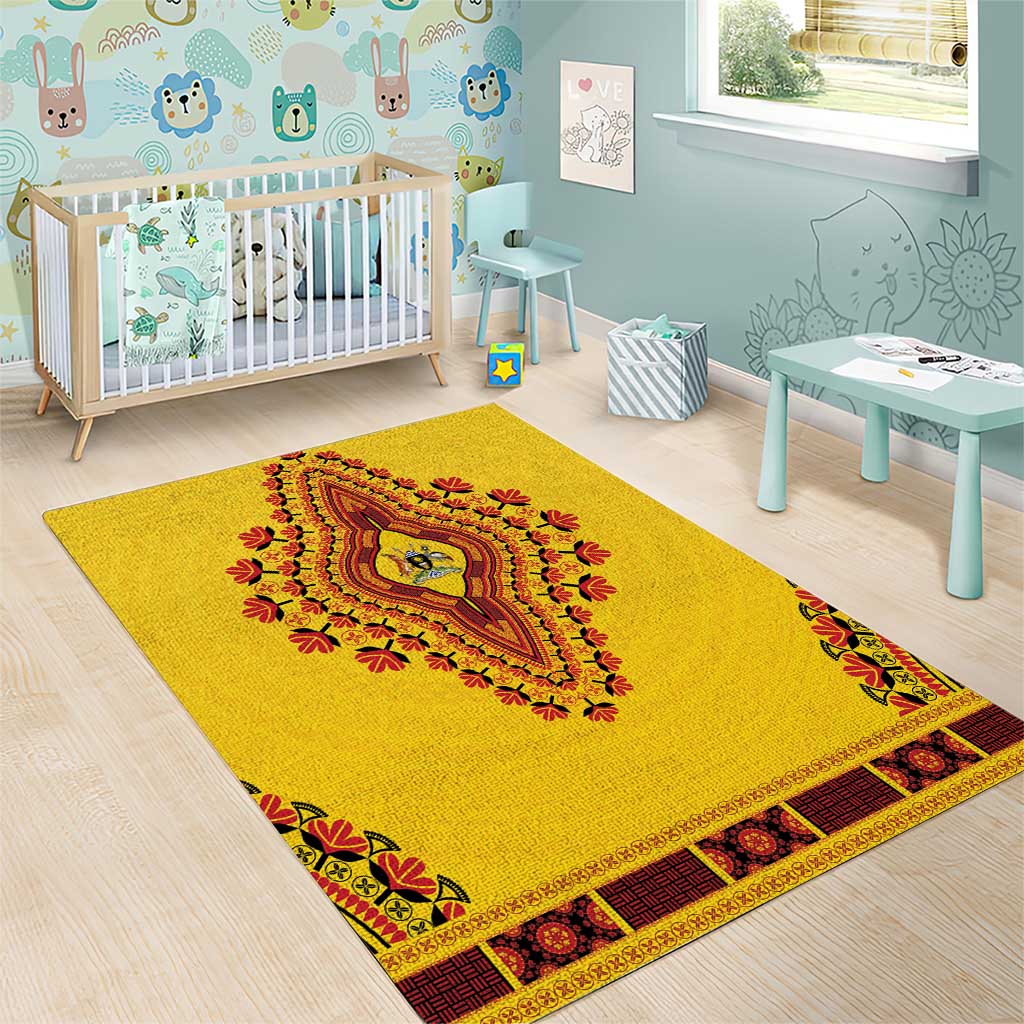 Afro Uganda Area Rug African Dashiki Style - African Pride
