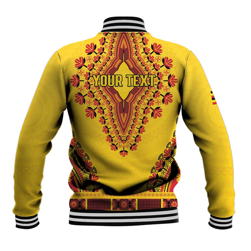 Personalized Afro Uganda Baseball Jacket African Dashiki Style - African Pride