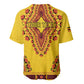 Personalized Afro Uganda Baseball Jersey African Dashiki Style - African Pride