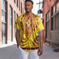 Personalized Afro Uganda Baseball Jersey African Dashiki Style - African Pride