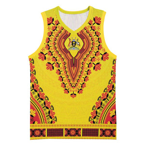 Personalized Afro Uganda Basketball Jersey African Dashiki Style - African Pride