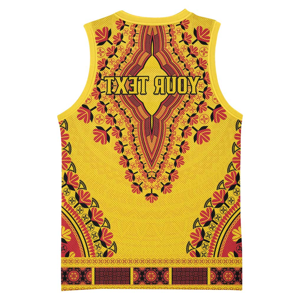 Personalized Afro Uganda Basketball Jersey African Dashiki Style - African Pride