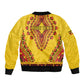 Personalized Afro Uganda Bomber Jacket African Dashiki Style - African Pride