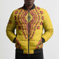 Personalized Uganda African Dashiki Bomber Puffer Jacket