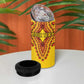Personalized Afro Uganda 4 in 1 Can Cooler Tumbler African Dashiki Style - African Pride