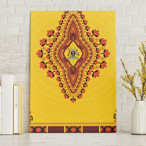 Afro Uganda Canvas Wall Art African Dashiki Style - African Pride
