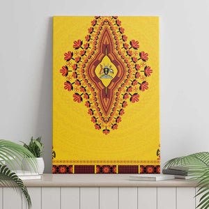 Afro Uganda Canvas Wall Art African Dashiki Style - African Pride