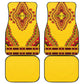 Personalized Afro Uganda Car Mats African Dashiki Style - African Pride