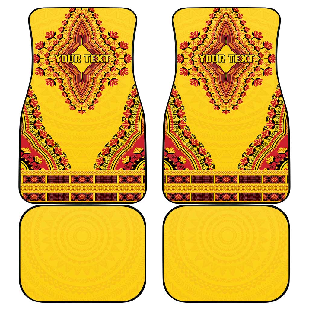 Personalized Afro Uganda Car Mats African Dashiki Style - African Pride