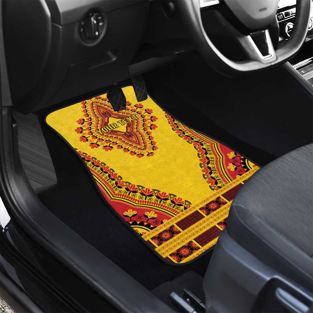 Personalized Afro Uganda Car Mats African Dashiki Style - African Pride