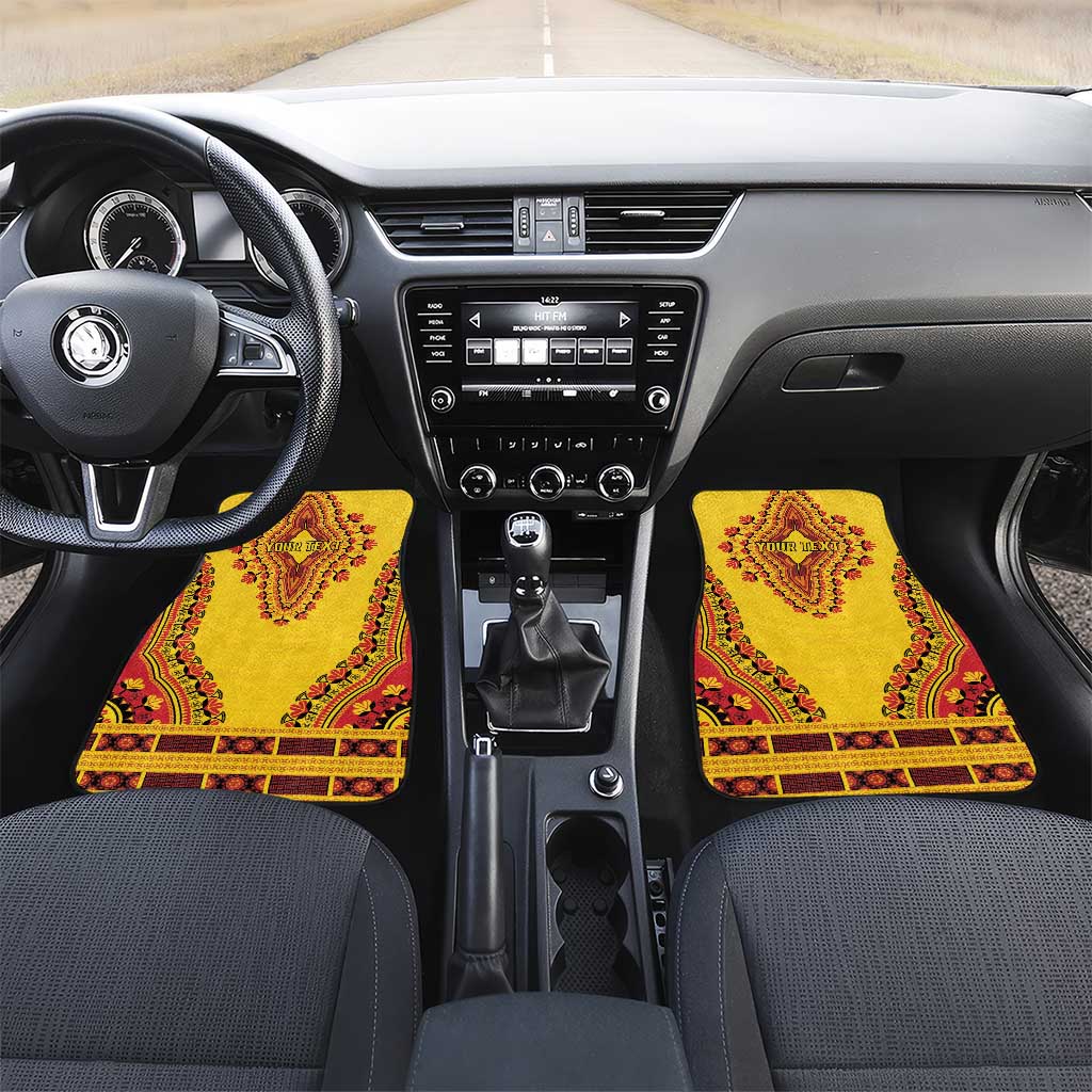 Personalized Afro Uganda Car Mats African Dashiki Style - African Pride
