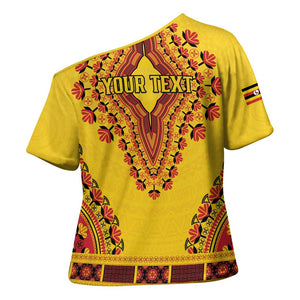 Personalized Uganda African Dashiki Cross Shoulder Shirt