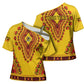 Personalized Uganda African Dashiki Cross Shoulder Shirt