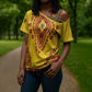 Personalized Uganda African Dashiki Cross Shoulder Shirt