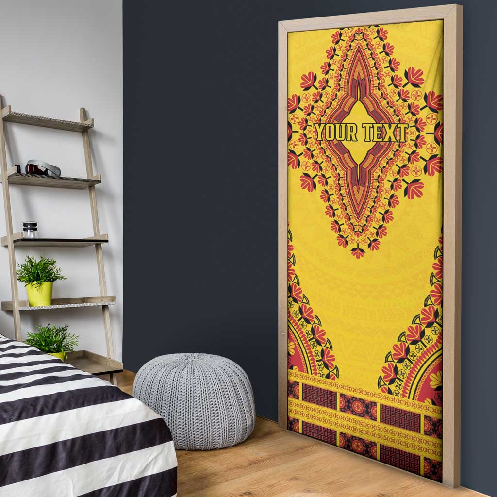 Personalized Uganda African Dashiki Door Cover