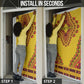 Personalized Uganda African Dashiki Door Cover
