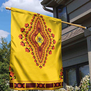 Afro Uganda Garden Flag African Dashiki Style - African Pride