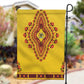 Afro Uganda Garden Flag African Dashiki Style - African Pride