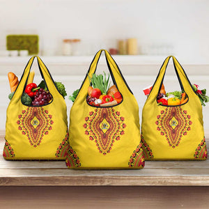 Afro Uganda Grocery Bag African Dashiki Style - African Pride