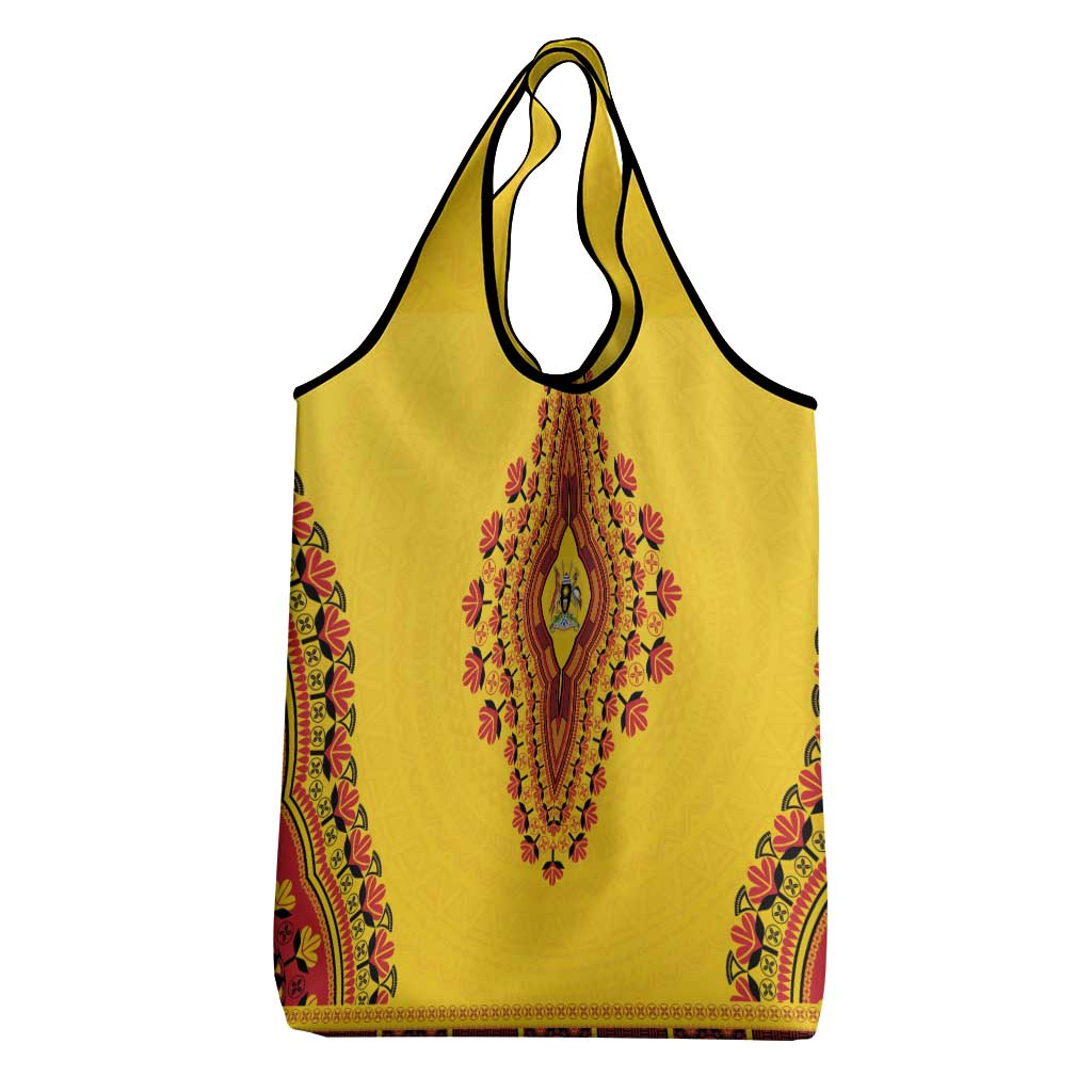 Afro Uganda Grocery Bag African Dashiki Style - African Pride