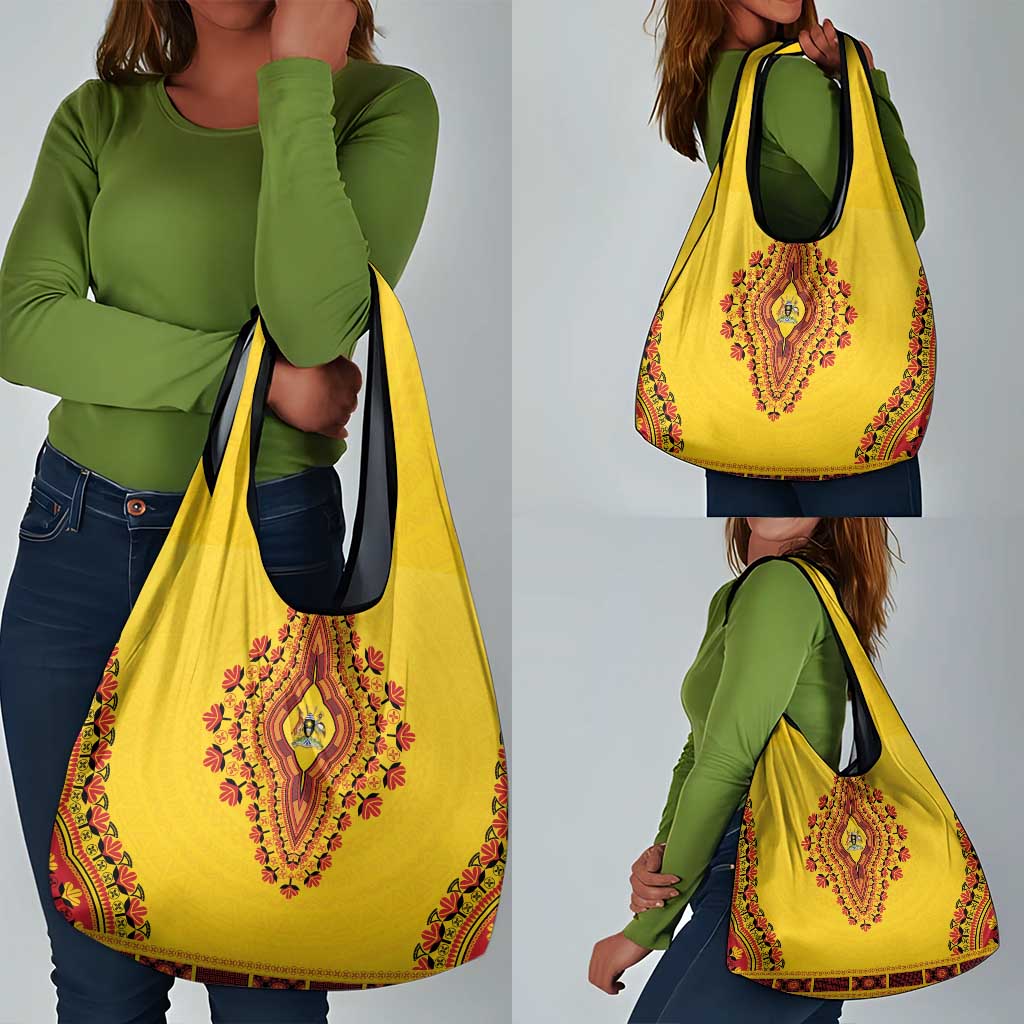 Afro Uganda Grocery Bag African Dashiki Style - African Pride