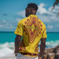 Personalized Afro Uganda Hawaiian Shirt African Dashiki Style - African Pride