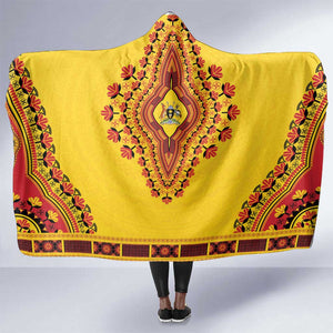 Afro Uganda Hooded Blanket African Dashiki Style - African Pride
