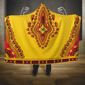 Afro Uganda Hooded Blanket African Dashiki Style - African Pride