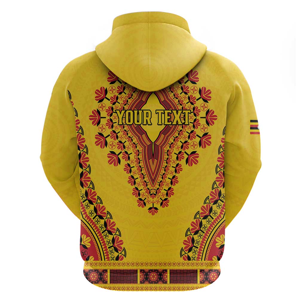 Personalized Afro Uganda Hoodie African Dashiki Style - African Pride